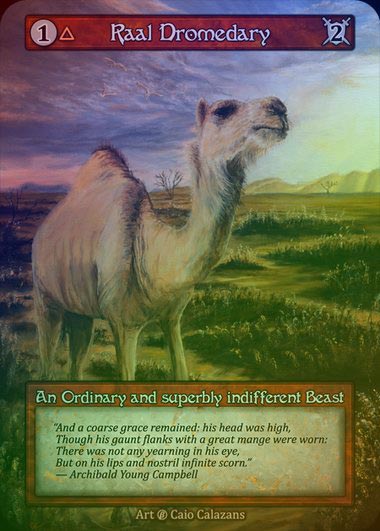 【FOIL】[Fire] Raal Dromedary [beta-Ordinary]
